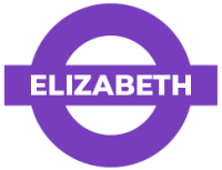 Elizabeth london underground logo.